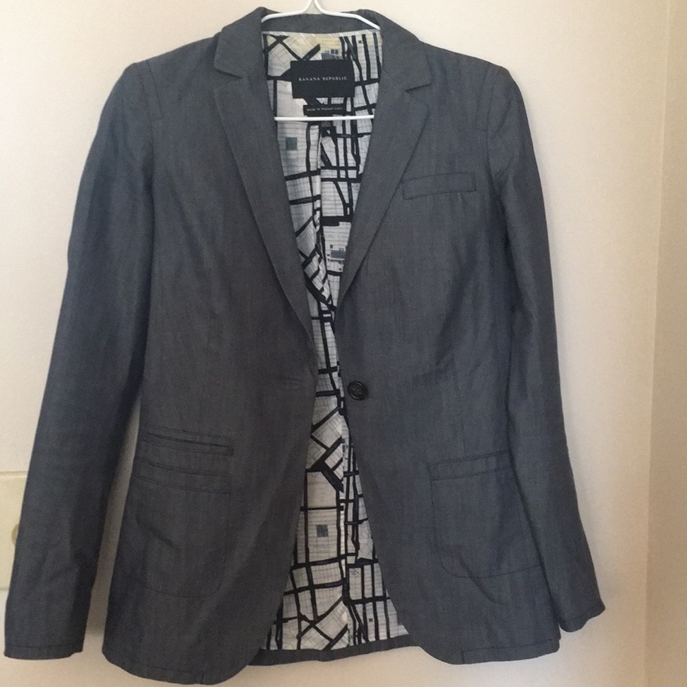 Banana Republic denim blazer